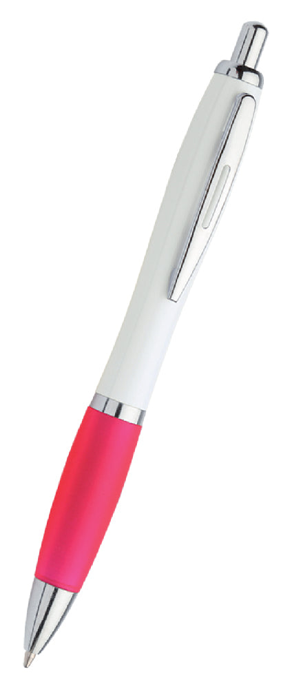 PENNA "ILENIA"FUSTO BIANCO CLIP MET.