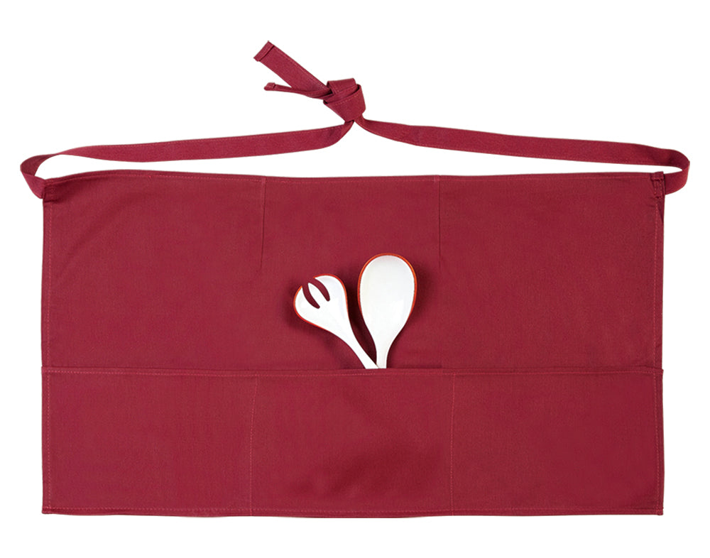 GREMBIULE DA BAR IN COTONE 180GR 3 TASCHE
