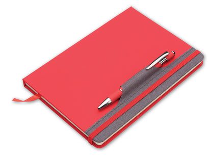 NOTES IN P.U. TERM. C/ELASTICO E P/PENNA F.TO 15X21