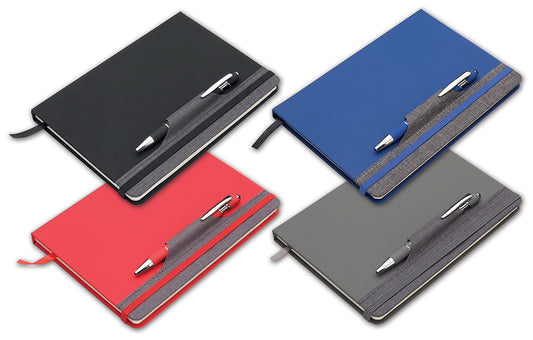 NOTES IN P.U. TERM. C/ELASTICO E P/PENNA F.TO 15X21