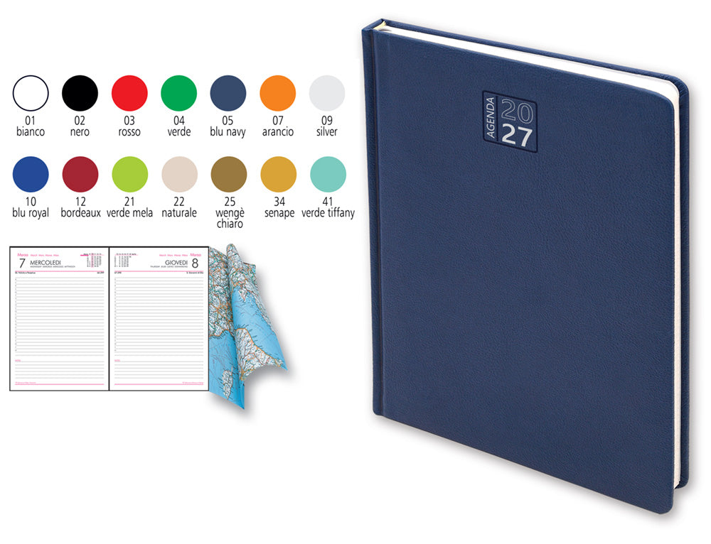 AGENDA IMBOTTITA IN P.U. INT.15x21 GIORNALIERO