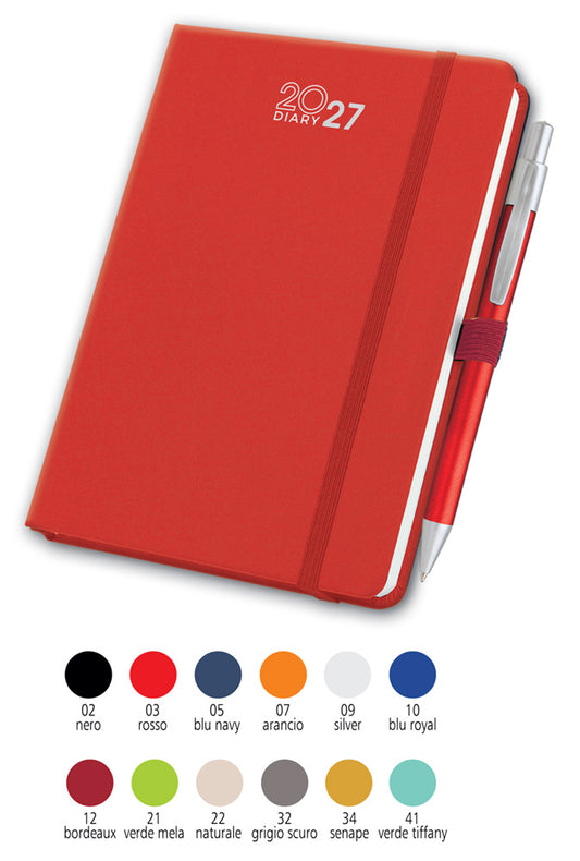 AGENDA IN P.U. TERM. C/ELASTICO INT.15x21 GIORN.