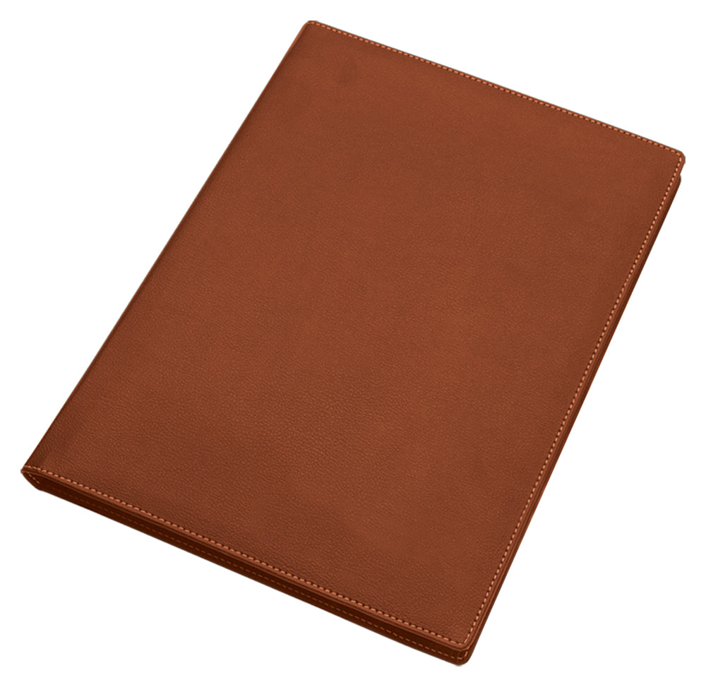 AGENDA-CARTELLA IN ECOPELLE TERM. SPIRALATA F.TO 21X30