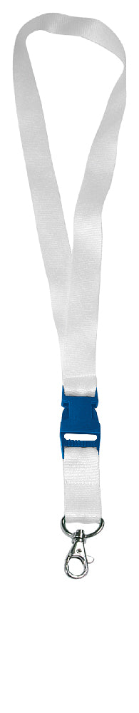 LAYNARD/PORTABADGE BIANCO-spessore 1mm.-CM.93x2
