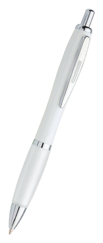 PENNA "ILENIA"FUSTO BIANCO CLIP MET.