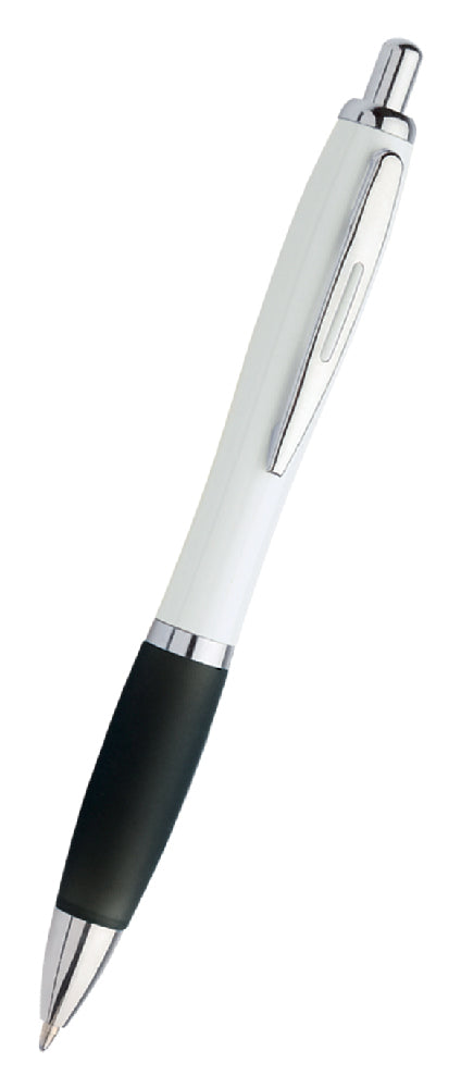 PENNA "ILENIA"FUSTO BIANCO CLIP MET.