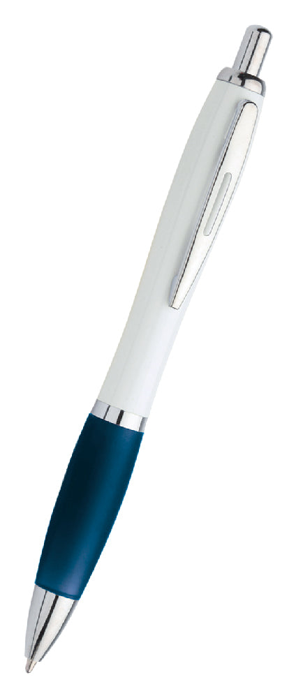 PENNA "ILENIA"FUSTO BIANCO CLIP MET.