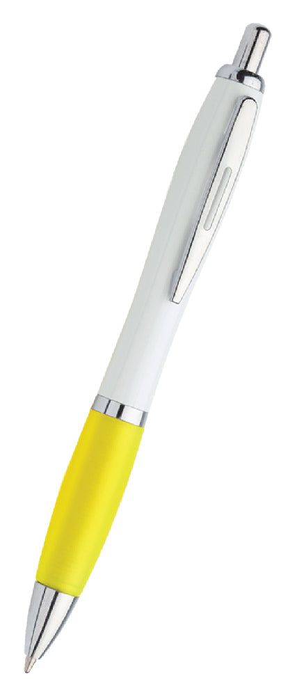PENNA "ILENIA"FUSTO BIANCO CLIP MET.