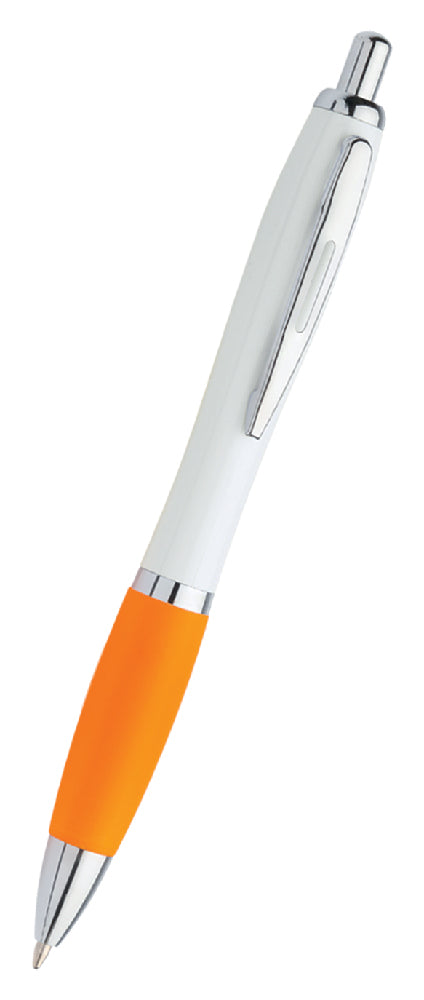 PENNA "ILENIA"FUSTO BIANCO CLIP MET.