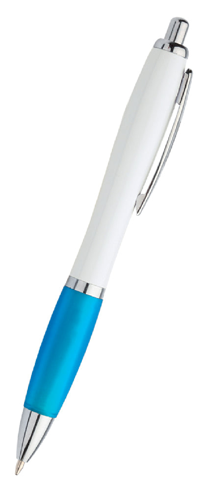 PENNA "ILENIA"FUSTO BIANCO CLIP MET.