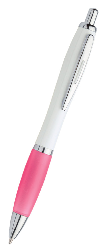 PENNA "ILENIA"FUSTO BIANCO CLIP MET.