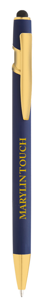 PENNA"MARYLIN GOLD"METALLO E RUBBER-TOUCH