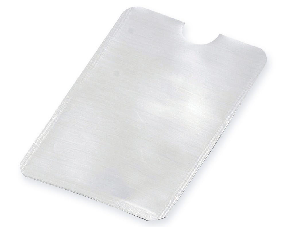PORTACARDS 1 POSTO IN ALLUMINIO PROTEZ. RFDI