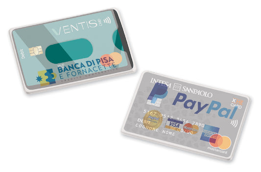 PORTACARDS 1 POSTO IN PVC MORBIDO