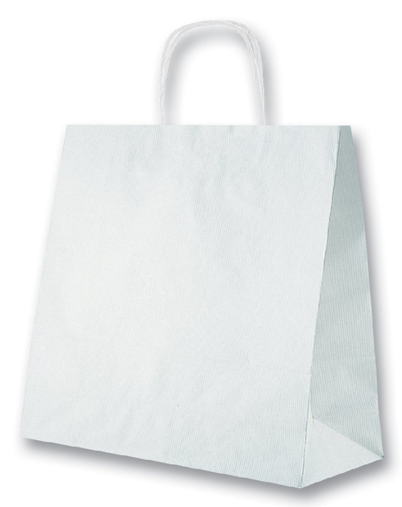 SHOPPER MANICA RITORTA IN CARTA KRAFT CM.32X17X45