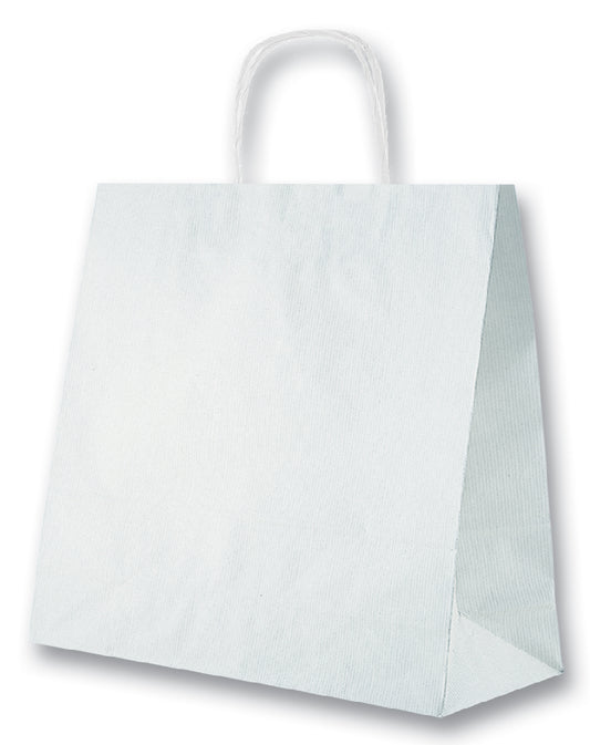 SHOPPER MANICA RITORTA IN CARTA KRAFT CM.32X17X45