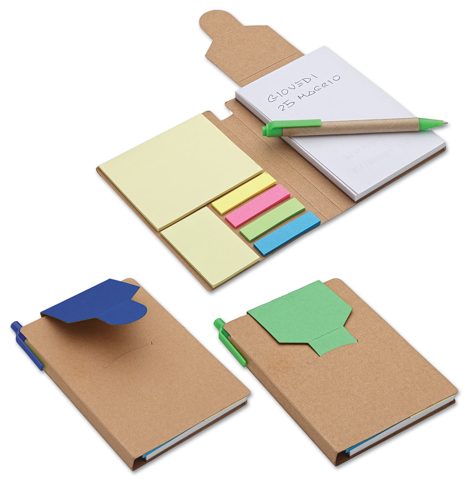 SET POST-IT 3 FORMATI +PENNA