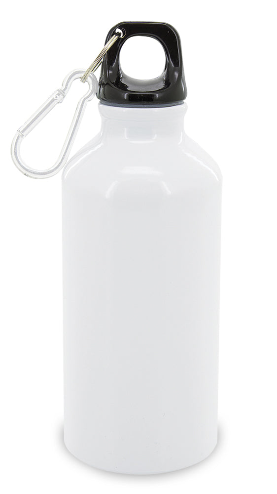 BORRACCIA PER STAMPA SUBLIMATICA 500ML C/MOSCHETTONE