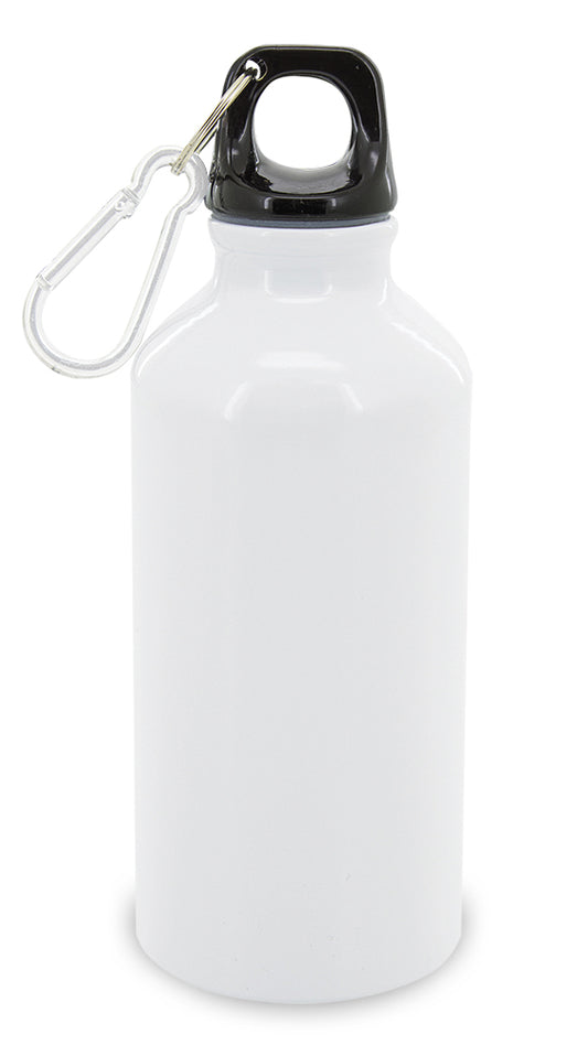 BORRACCIA PER STAMPA SUBLIMATICA 500ML C/MOSCHETTONE