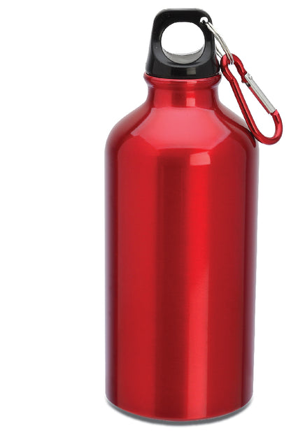 BORRACCIA ALLUMINIO 400ML C/MOSCHETTONE