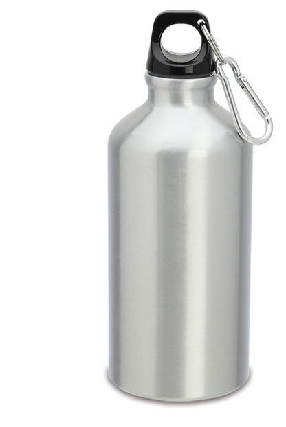BORRACCIA ALLUMINIO 400ML C/MOSCHETTONE