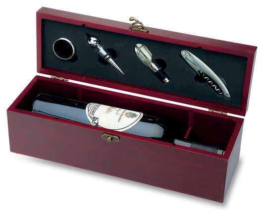 CASSETTA LEGNO P/BOTTIGLIE 1 POSTO
