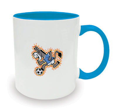 TAZZA IN CERAMICA INTERNOeMANICO COLORATO