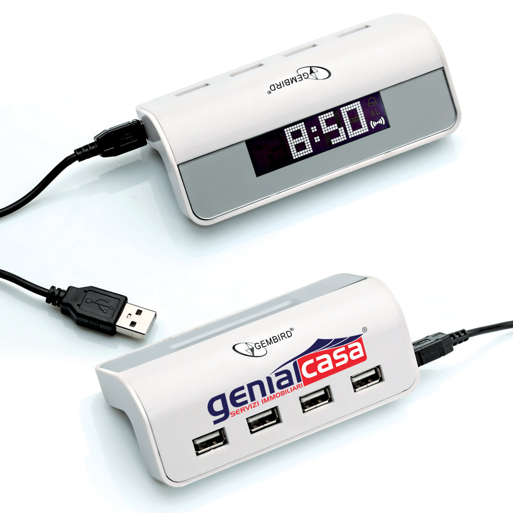 MULTIPRESA USB C/OROLOGIO
