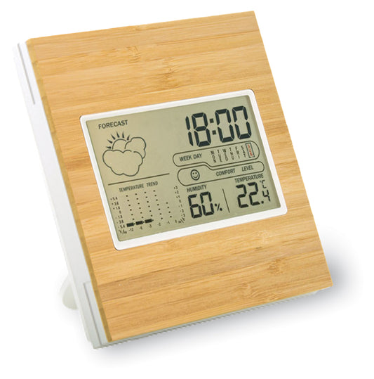 OROLOGIO+STAZIONE METEOIN BAMBU'