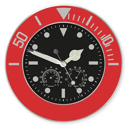 OROLOGIO+TERMOMETR+IGROMETRO DA MURO CIRC.