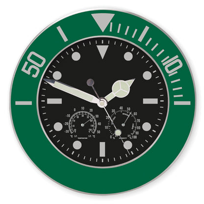 OROLOGIO+TERMOMETR+IGROMETRO DA MURO CIRC.