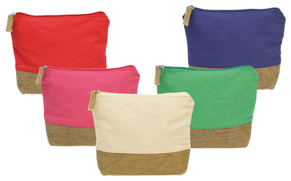 NECESSAIRE DA VIAGGIO IN COTONE E YUTA