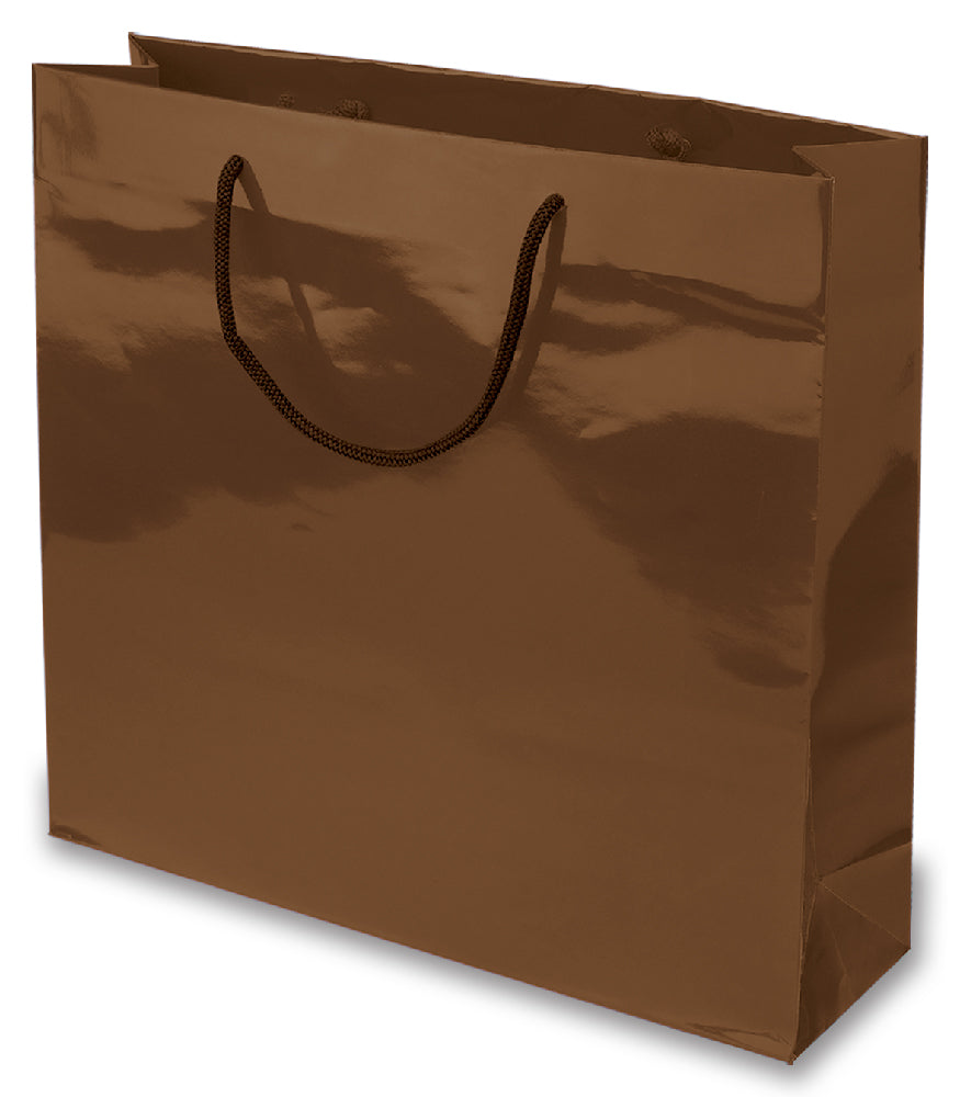 BORSA IN CARTA PLASTIFICATA CM.43x39x14