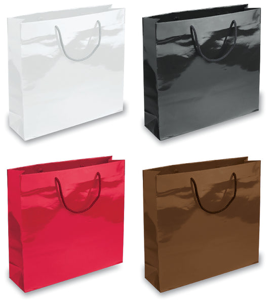 BORSA IN CARTA PLASTIFICATA CM.58x47x14