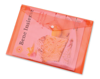 BUSTA P/DOCUMENTI PVC TRASP.C/BOTTONE