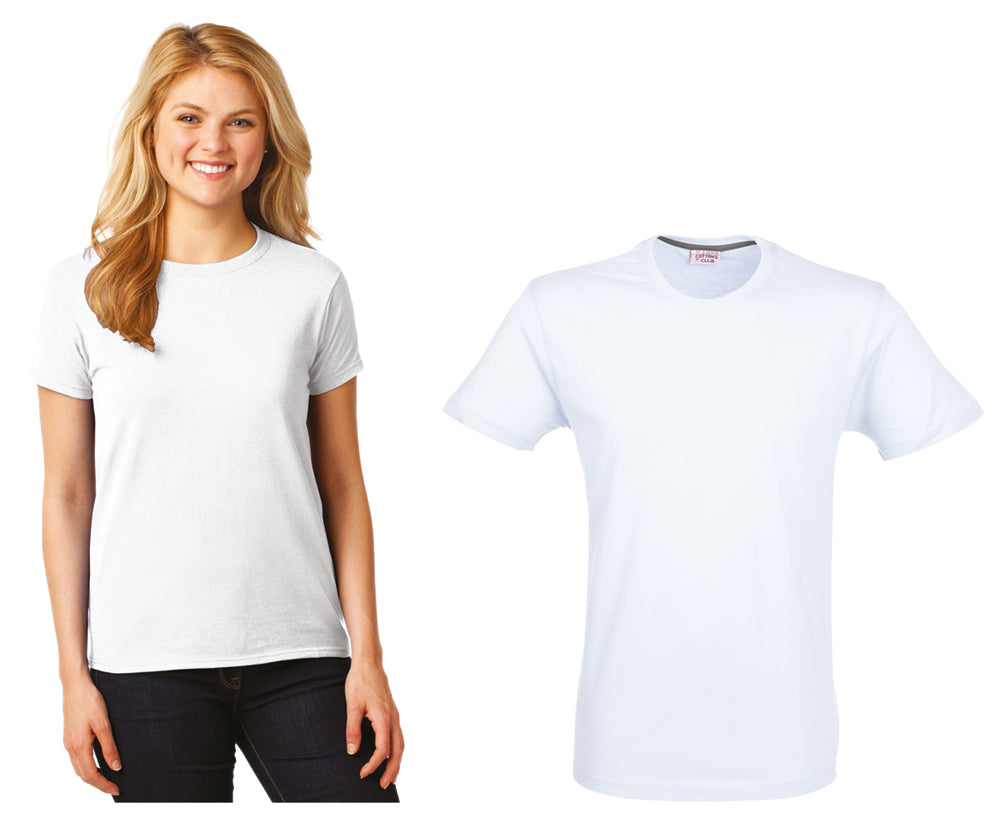 T-SHIRT C.CLUB "PREMIER" BIANCO 145GR