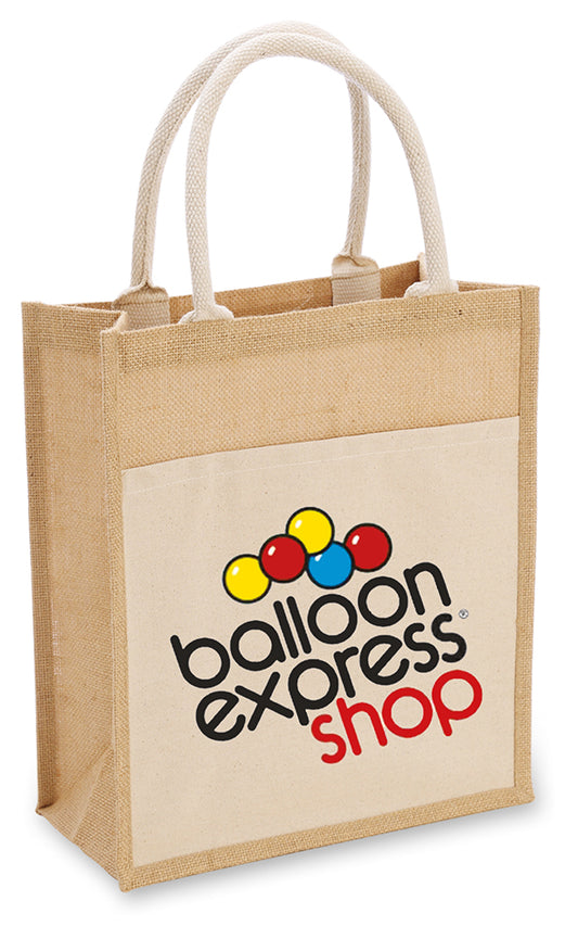 BORSA YUTA CON TASCA COTONE 30X35X14