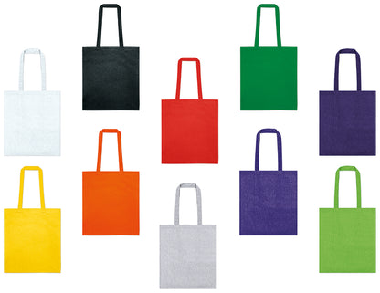 BORSA IN COTONE COLORATO 135GR.CM.38x42