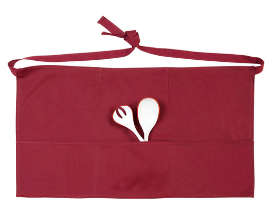 GREMBIULE DA BAR IN COTONE 180GR 3 TASCHE