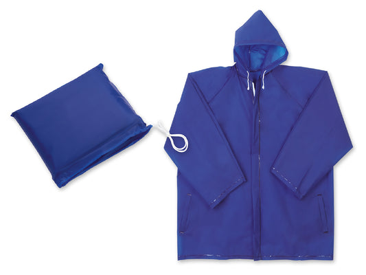 IMPERMEABILE C/CAPPUCCIO IN PVC
