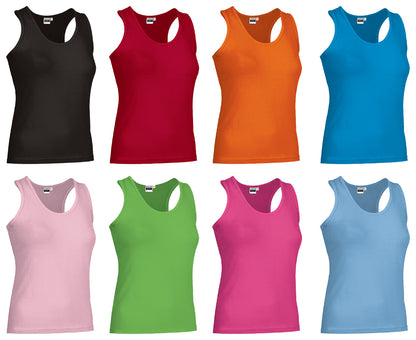 CANOTTA DONNA COTONE COLORATO 190GR