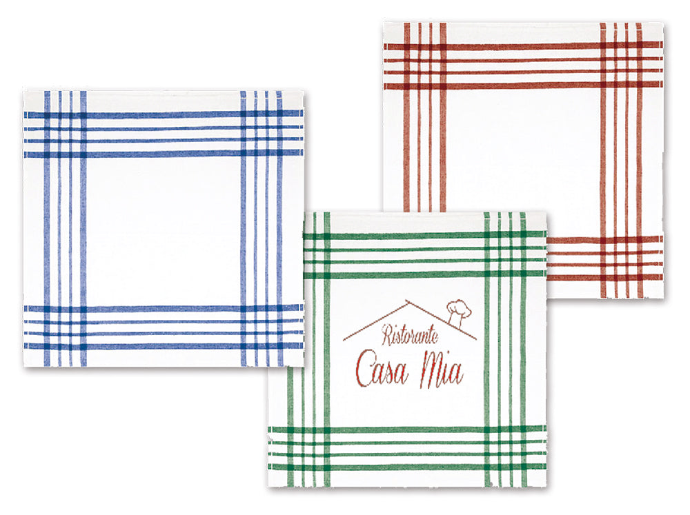 PANNO MULTIUSO "TARTAR"IN MISTO COTONE F.TO 45X45