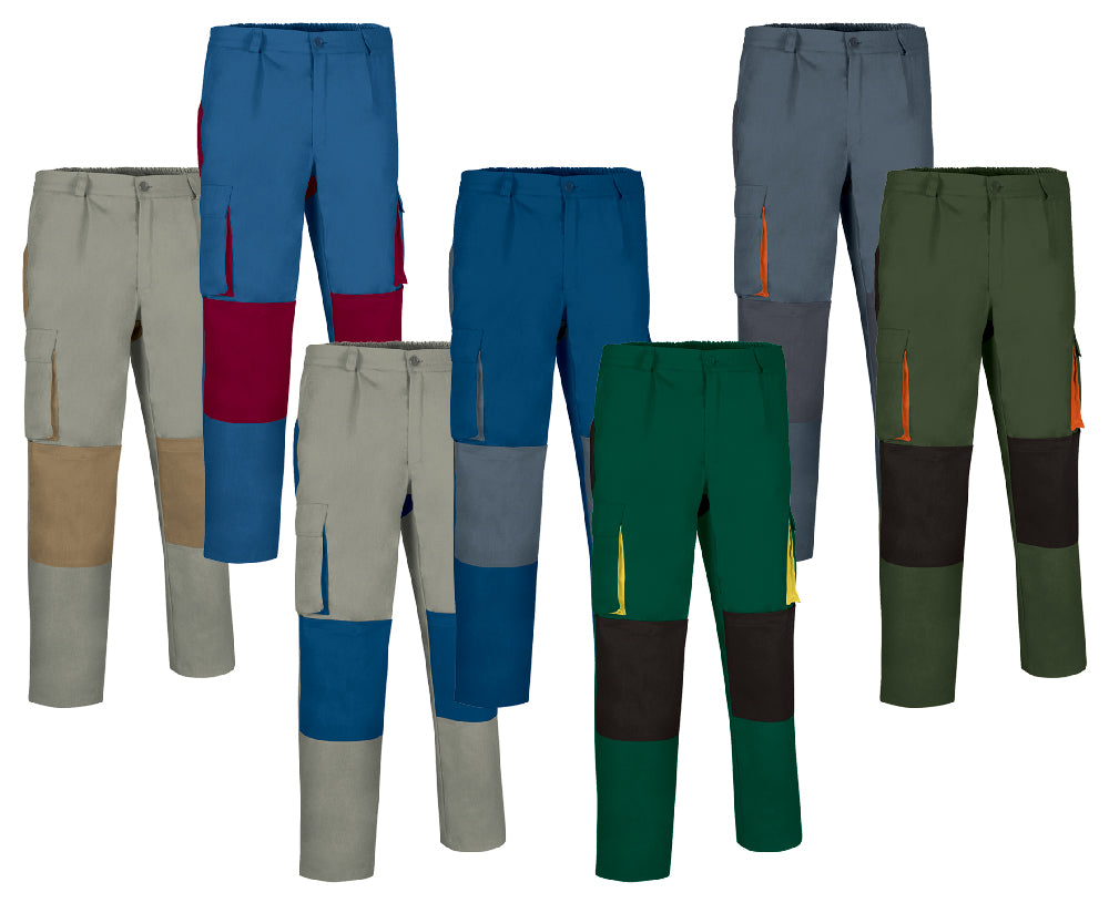 PANTALONE DA LAVORO "DARKO" MULTITASCHE 220GR