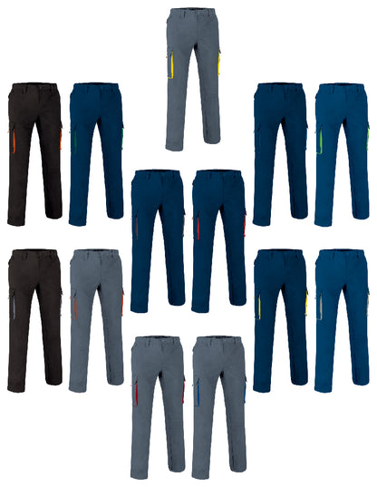 PANTALONE DA LAVORO BICOLORE "THUNDER" 240GR