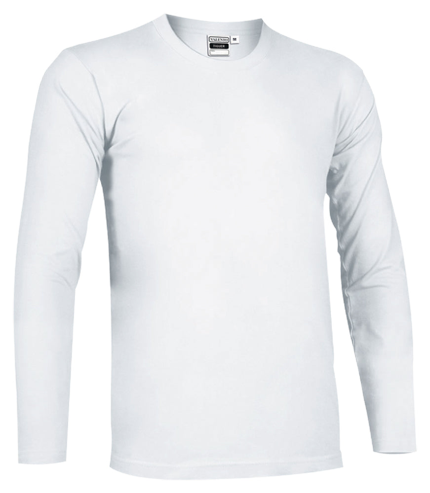 T-SHIRT ADULTI MANICA LUNGA COTONE COLORATO 160GR/MQ