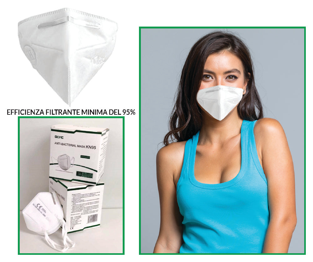 MASCHERINA ANTIBATTERICA 5 STRATI FFP2 - KN95