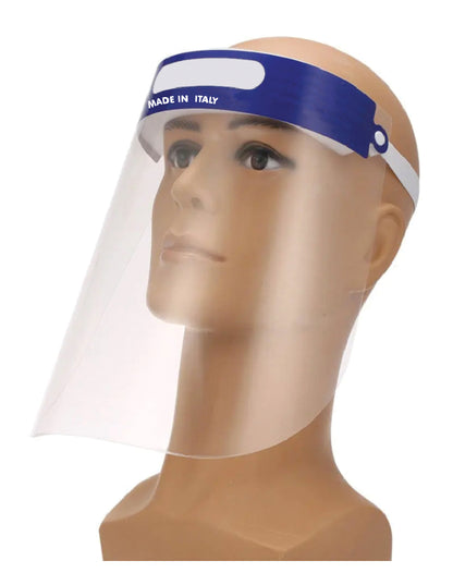 VISIERA PROTETTIVA IN PET da 500 micron MADE IN ITALY