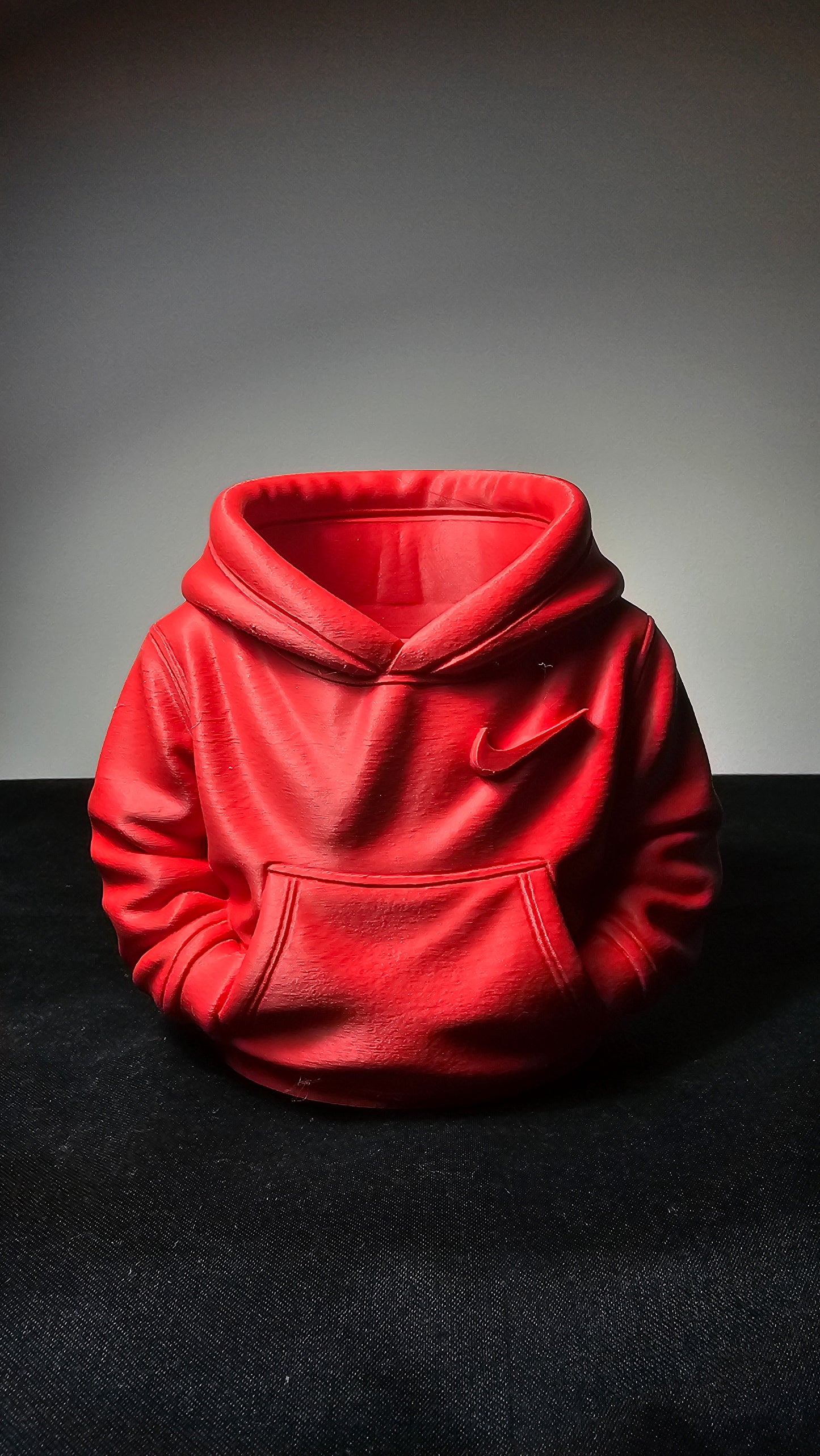 Felpa Rossa Stampa in 3D