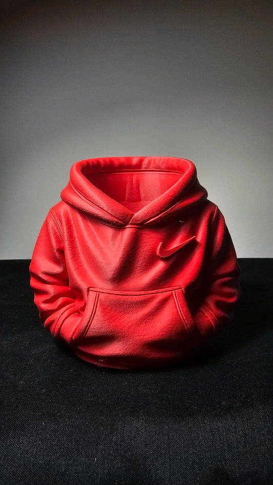 Felpa Rossa Stampa in 3D